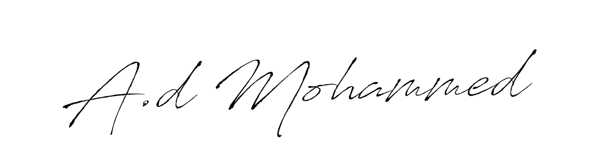 You can use this online signature creator to create a handwritten signature for the name A.d Mohammed. This is the best online autograph maker. A.d Mohammed signature style 6 images and pictures png