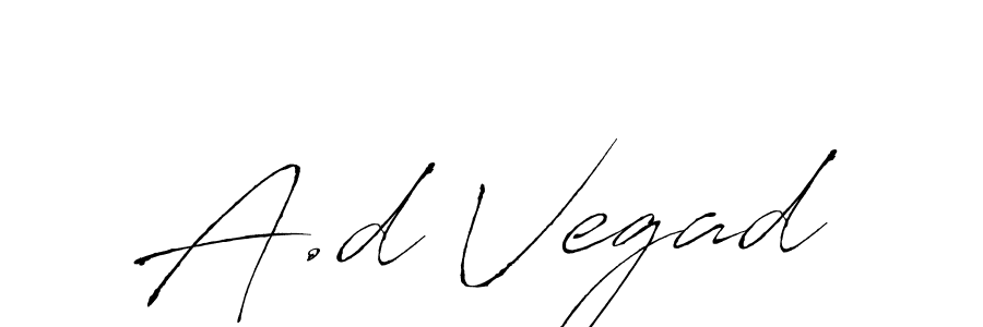 Here are the top 10 professional signature styles for the name A.d Vegad. These are the best autograph styles you can use for your name. A.d Vegad signature style 6 images and pictures png