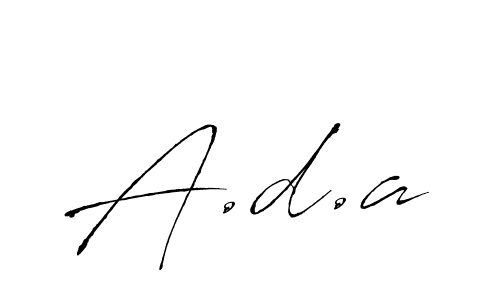 Here are the top 10 professional signature styles for the name A.d.a. These are the best autograph styles you can use for your name. A.d.a signature style 6 images and pictures png