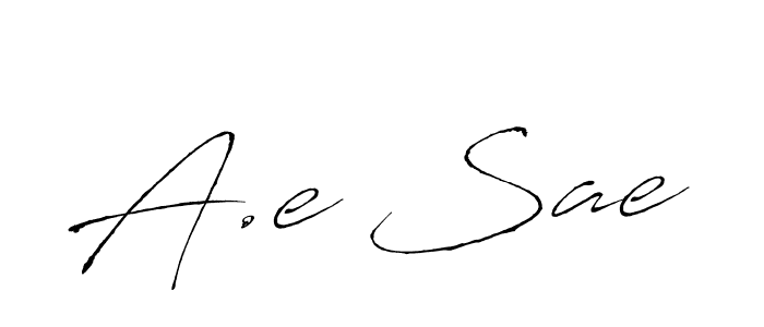 This is the best signature style for the A.e Sae name. Also you like these signature font (Antro_Vectra). Mix name signature. A.e Sae signature style 6 images and pictures png