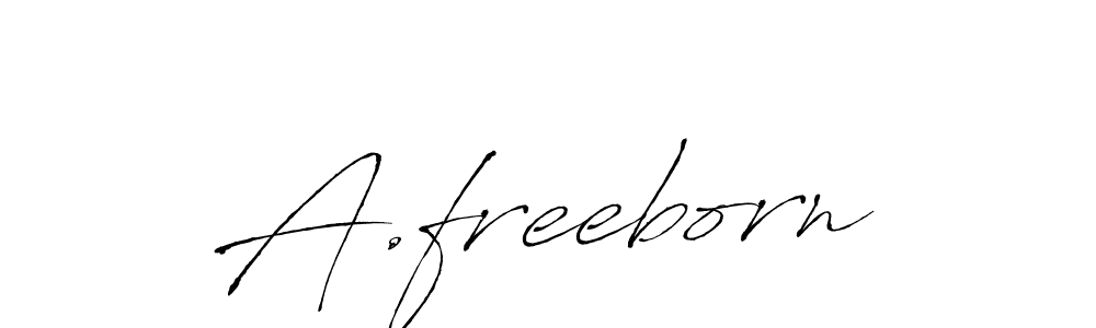 Design your own signature with our free online signature maker. With this signature software, you can create a handwritten (Antro_Vectra) signature for name A.freeborn. A.freeborn signature style 6 images and pictures png