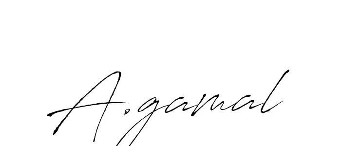 How to Draw A.gamal signature style? Antro_Vectra is a latest design signature styles for name A.gamal. A.gamal signature style 6 images and pictures png