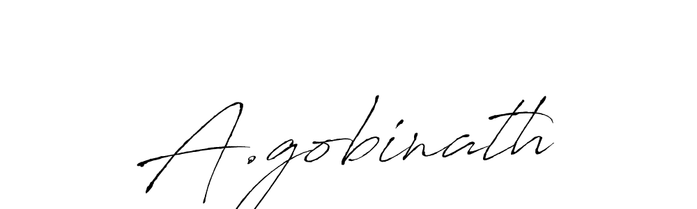 Also You can easily find your signature by using the search form. We will create A.gobinath name handwritten signature images for you free of cost using Antro_Vectra sign style. A.gobinath signature style 6 images and pictures png