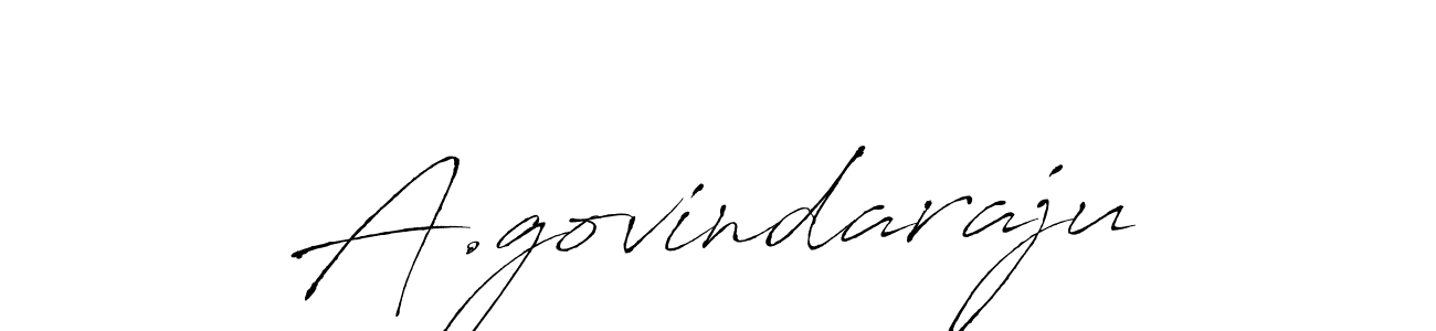 A.govindaraju stylish signature style. Best Handwritten Sign (Antro_Vectra) for my name. Handwritten Signature Collection Ideas for my name A.govindaraju. A.govindaraju signature style 6 images and pictures png
