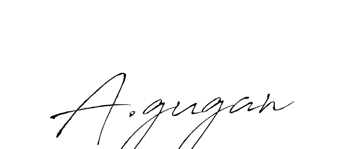 Make a beautiful signature design for name A.gugan. Use this online signature maker to create a handwritten signature for free. A.gugan signature style 6 images and pictures png