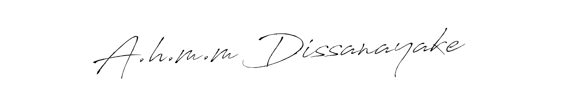 It looks lik you need a new signature style for name A.h.m.m Dissanayake. Design unique handwritten (Antro_Vectra) signature with our free signature maker in just a few clicks. A.h.m.m Dissanayake signature style 6 images and pictures png