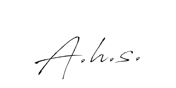 Also You can easily find your signature by using the search form. We will create A.h.s. name handwritten signature images for you free of cost using Antro_Vectra sign style. A.h.s. signature style 6 images and pictures png