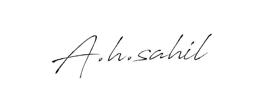 You should practise on your own different ways (Antro_Vectra) to write your name (A.h.sahil) in signature. don't let someone else do it for you. A.h.sahil signature style 6 images and pictures png