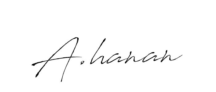 Also You can easily find your signature by using the search form. We will create A.hanan name handwritten signature images for you free of cost using Antro_Vectra sign style. A.hanan signature style 6 images and pictures png