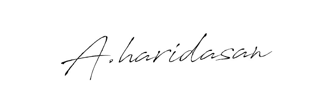 You can use this online signature creator to create a handwritten signature for the name A.haridasan. This is the best online autograph maker. A.haridasan signature style 6 images and pictures png