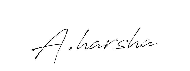 You should practise on your own different ways (Antro_Vectra) to write your name (A.harsha) in signature. don't let someone else do it for you. A.harsha signature style 6 images and pictures png