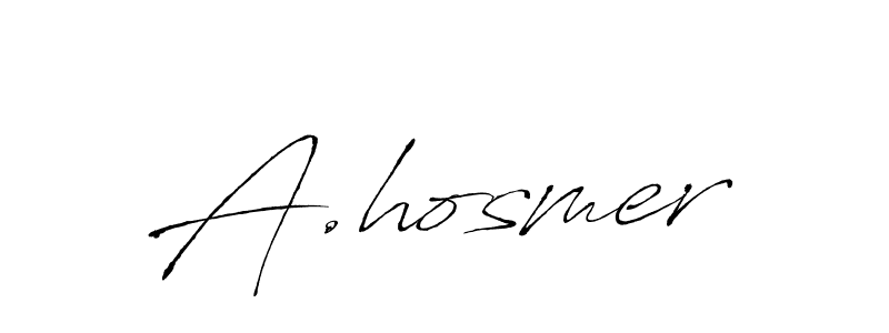 Best and Professional Signature Style for A.hosmer. Antro_Vectra Best Signature Style Collection. A.hosmer signature style 6 images and pictures png