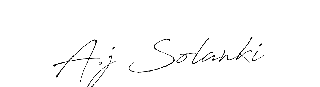 You should practise on your own different ways (Antro_Vectra) to write your name (A.j Solanki) in signature. don't let someone else do it for you. A.j Solanki signature style 6 images and pictures png