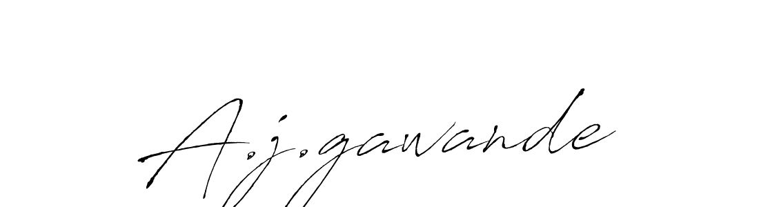 The best way (Antro_Vectra) to make a short signature is to pick only two or three words in your name. The name A.j.gawande include a total of six letters. For converting this name. A.j.gawande signature style 6 images and pictures png