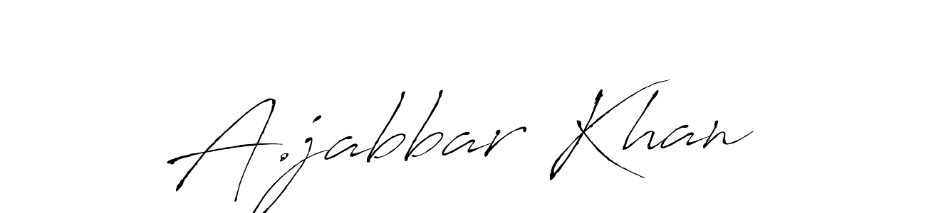 Similarly Antro_Vectra is the best handwritten signature design. Signature creator online .You can use it as an online autograph creator for name A.jabbar Khan. A.jabbar Khan signature style 6 images and pictures png