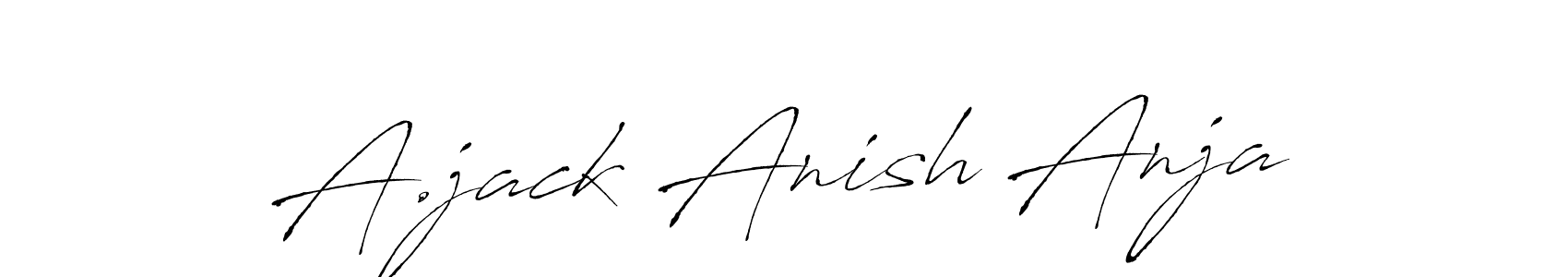 How to make A.jack Anish Anja signature? Antro_Vectra is a professional autograph style. Create handwritten signature for A.jack Anish Anja name. A.jack Anish Anja signature style 6 images and pictures png