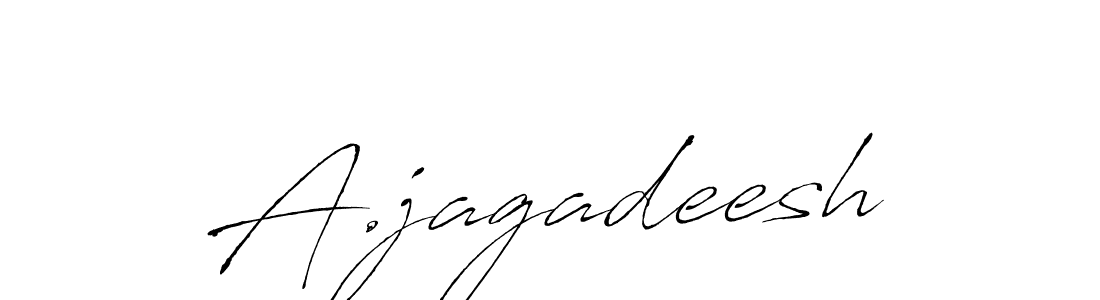 This is the best signature style for the A.jagadeesh name. Also you like these signature font (Antro_Vectra). Mix name signature. A.jagadeesh signature style 6 images and pictures png