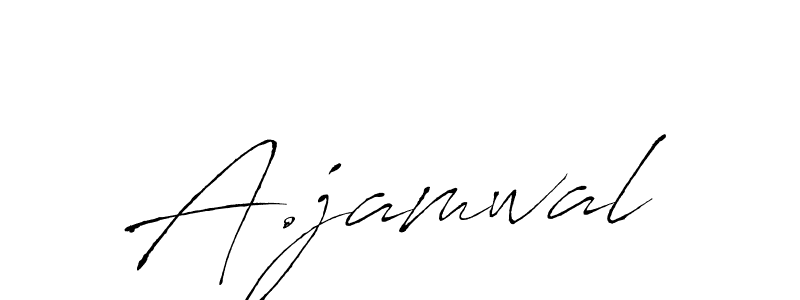 Also You can easily find your signature by using the search form. We will create A.jamwal name handwritten signature images for you free of cost using Antro_Vectra sign style. A.jamwal signature style 6 images and pictures png