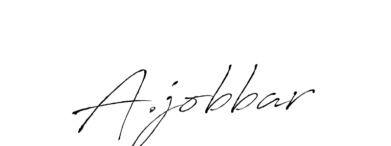 Make a beautiful signature design for name A.jobbar. Use this online signature maker to create a handwritten signature for free. A.jobbar signature style 6 images and pictures png