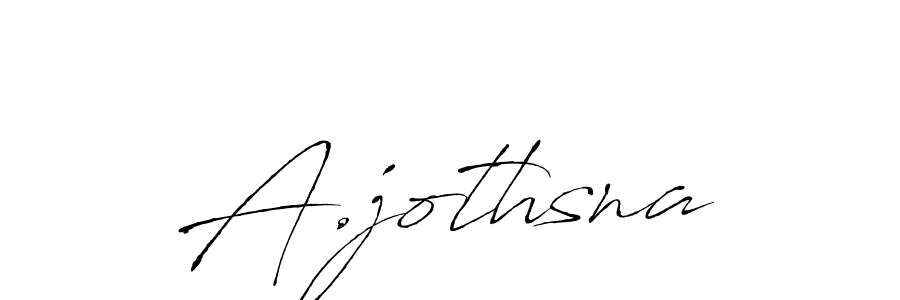 The best way (Antro_Vectra) to make a short signature is to pick only two or three words in your name. The name A.jothsna include a total of six letters. For converting this name. A.jothsna signature style 6 images and pictures png