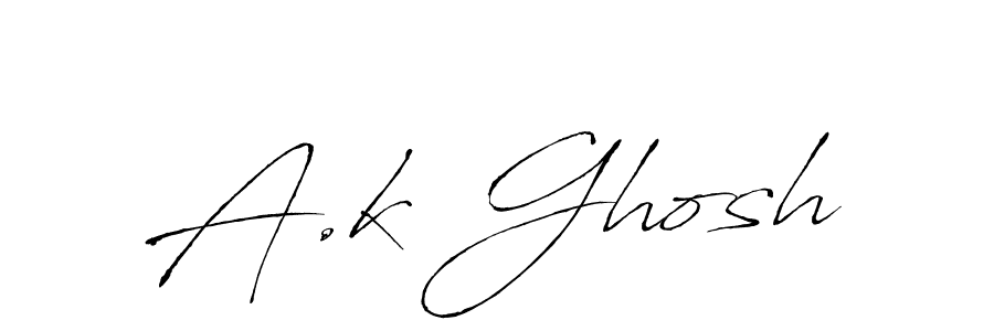 The best way (Antro_Vectra) to make a short signature is to pick only two or three words in your name. The name A.k Ghosh include a total of six letters. For converting this name. A.k Ghosh signature style 6 images and pictures png