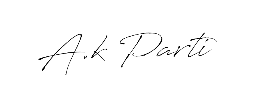 Also we have A.k Parti name is the best signature style. Create professional handwritten signature collection using Antro_Vectra autograph style. A.k Parti signature style 6 images and pictures png