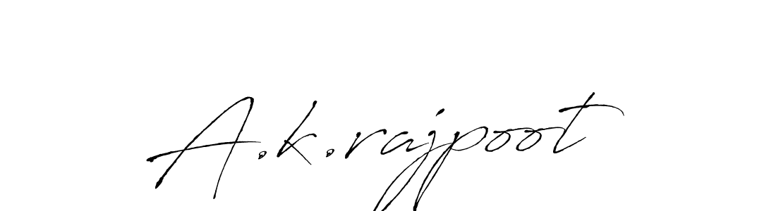 It looks lik you need a new signature style for name A.k.rajpoot. Design unique handwritten (Antro_Vectra) signature with our free signature maker in just a few clicks. A.k.rajpoot signature style 6 images and pictures png