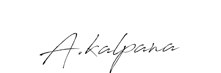 if you are searching for the best signature style for your name A.kalpana. so please give up your signature search. here we have designed multiple signature styles  using Antro_Vectra. A.kalpana signature style 6 images and pictures png