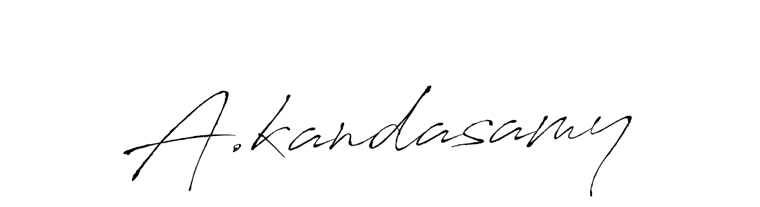 How to make A.kandasamy signature? Antro_Vectra is a professional autograph style. Create handwritten signature for A.kandasamy name. A.kandasamy signature style 6 images and pictures png
