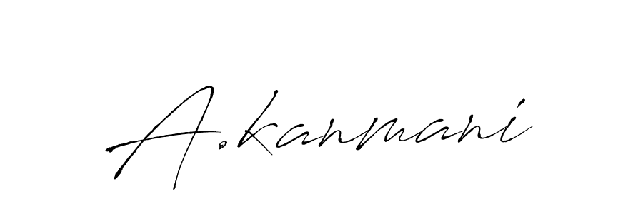 if you are searching for the best signature style for your name A.kanmani. so please give up your signature search. here we have designed multiple signature styles  using Antro_Vectra. A.kanmani signature style 6 images and pictures png