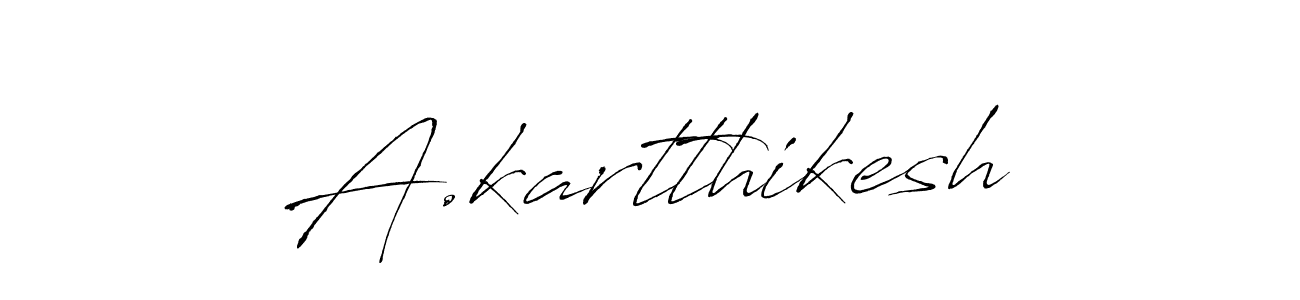 Also You can easily find your signature by using the search form. We will create A.kartthikesh name handwritten signature images for you free of cost using Antro_Vectra sign style. A.kartthikesh signature style 6 images and pictures png