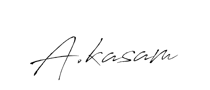 if you are searching for the best signature style for your name A.kasam. so please give up your signature search. here we have designed multiple signature styles  using Antro_Vectra. A.kasam signature style 6 images and pictures png