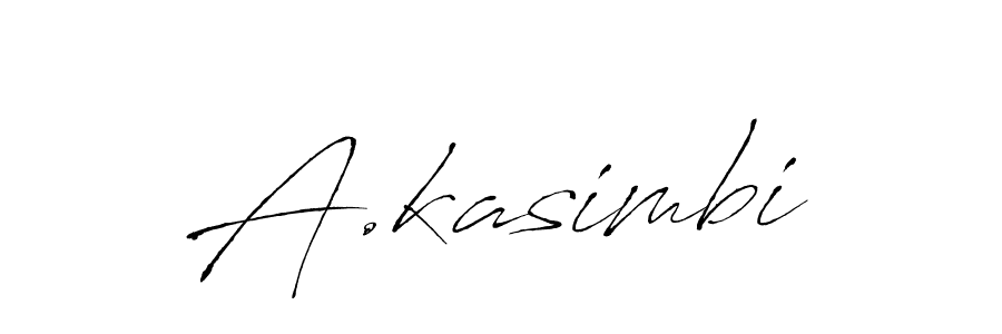 Antro_Vectra is a professional signature style that is perfect for those who want to add a touch of class to their signature. It is also a great choice for those who want to make their signature more unique. Get A.kasimbi name to fancy signature for free. A.kasimbi signature style 6 images and pictures png