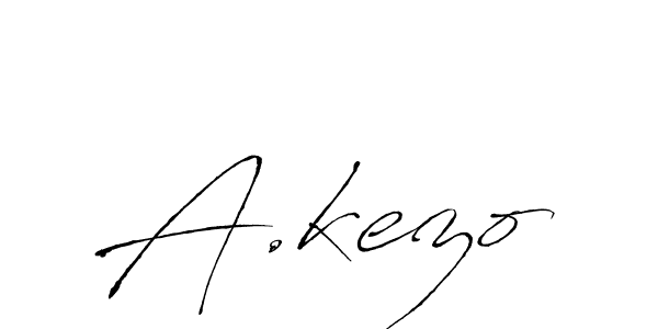 Make a short A.kezo signature style. Manage your documents anywhere anytime using Antro_Vectra. Create and add eSignatures, submit forms, share and send files easily. A.kezo signature style 6 images and pictures png