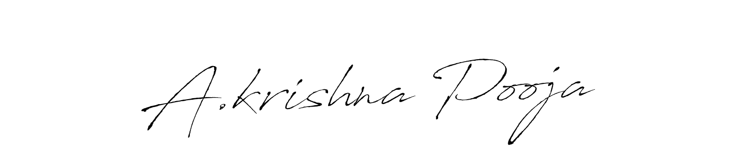 Check out images of Autograph of A.krishna Pooja name. Actor A.krishna Pooja Signature Style. Antro_Vectra is a professional sign style online. A.krishna Pooja signature style 6 images and pictures png