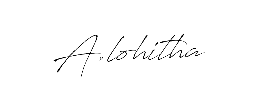 The best way (Antro_Vectra) to make a short signature is to pick only two or three words in your name. The name A.lohitha include a total of six letters. For converting this name. A.lohitha signature style 6 images and pictures png