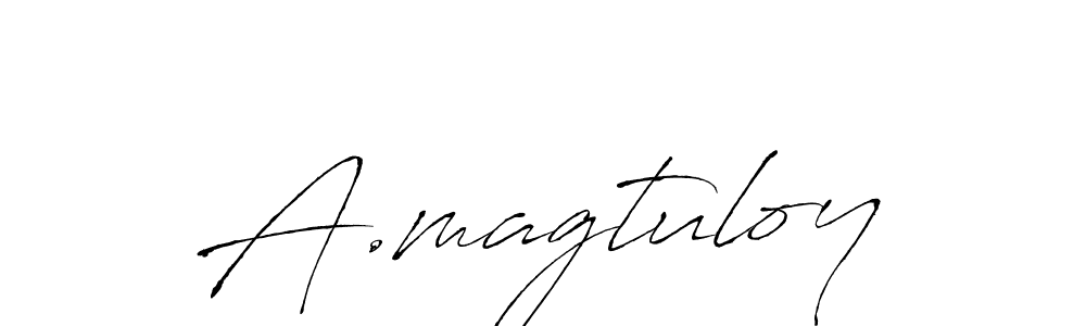 Make a beautiful signature design for name A.magtuloy. Use this online signature maker to create a handwritten signature for free. A.magtuloy signature style 6 images and pictures png