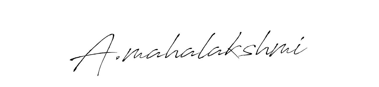 Similarly Antro_Vectra is the best handwritten signature design. Signature creator online .You can use it as an online autograph creator for name A.mahalakshmi. A.mahalakshmi signature style 6 images and pictures png