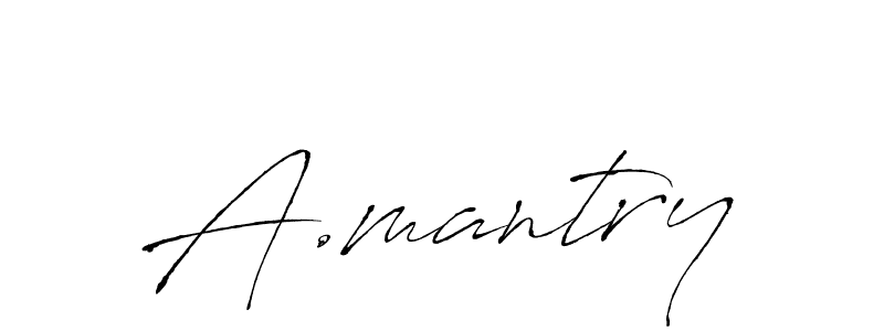 You should practise on your own different ways (Antro_Vectra) to write your name (A.mantry) in signature. don't let someone else do it for you. A.mantry signature style 6 images and pictures png