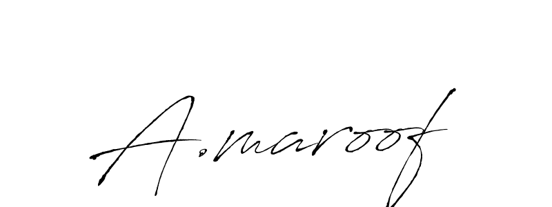 if you are searching for the best signature style for your name A.maroof. so please give up your signature search. here we have designed multiple signature styles  using Antro_Vectra. A.maroof signature style 6 images and pictures png