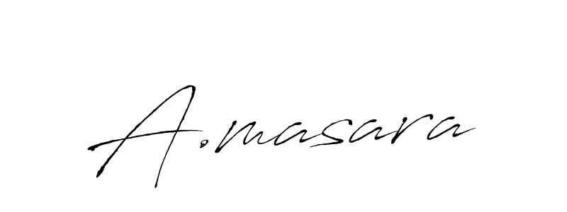 Also we have A.masara name is the best signature style. Create professional handwritten signature collection using Antro_Vectra autograph style. A.masara signature style 6 images and pictures png