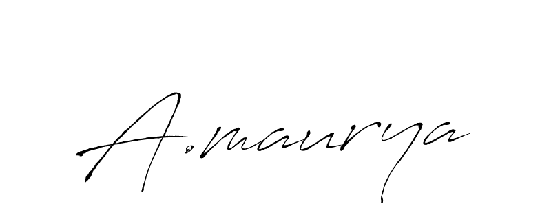 It looks lik you need a new signature style for name A.maurya. Design unique handwritten (Antro_Vectra) signature with our free signature maker in just a few clicks. A.maurya signature style 6 images and pictures png