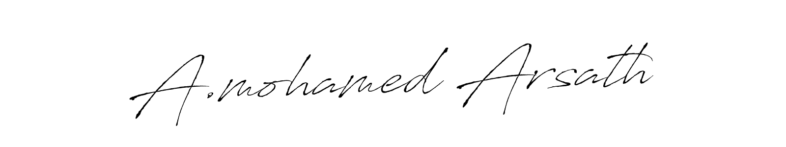 Similarly Antro_Vectra is the best handwritten signature design. Signature creator online .You can use it as an online autograph creator for name A.mohamed Arsath. A.mohamed Arsath signature style 6 images and pictures png