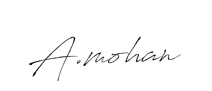 It looks lik you need a new signature style for name A.mohan. Design unique handwritten (Antro_Vectra) signature with our free signature maker in just a few clicks. A.mohan signature style 6 images and pictures png