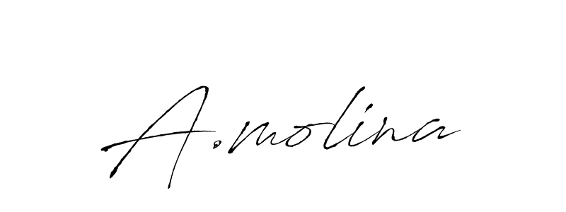 A.molina stylish signature style. Best Handwritten Sign (Antro_Vectra) for my name. Handwritten Signature Collection Ideas for my name A.molina. A.molina signature style 6 images and pictures png