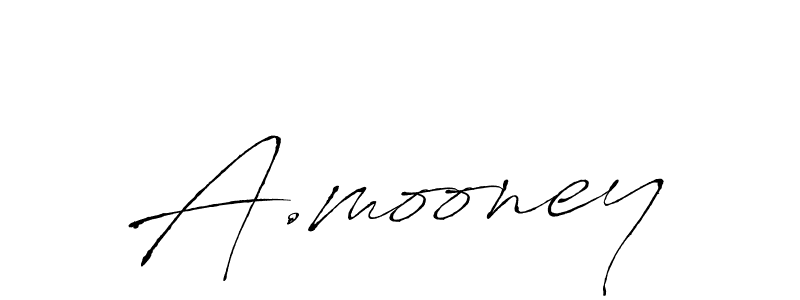 A.mooney stylish signature style. Best Handwritten Sign (Antro_Vectra) for my name. Handwritten Signature Collection Ideas for my name A.mooney. A.mooney signature style 6 images and pictures png