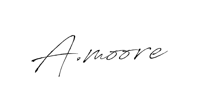 It looks lik you need a new signature style for name A.moore. Design unique handwritten (Antro_Vectra) signature with our free signature maker in just a few clicks. A.moore signature style 6 images and pictures png