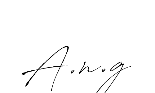 The best way (Antro_Vectra) to make a short signature is to pick only two or three words in your name. The name A.n.g include a total of six letters. For converting this name. A.n.g signature style 6 images and pictures png