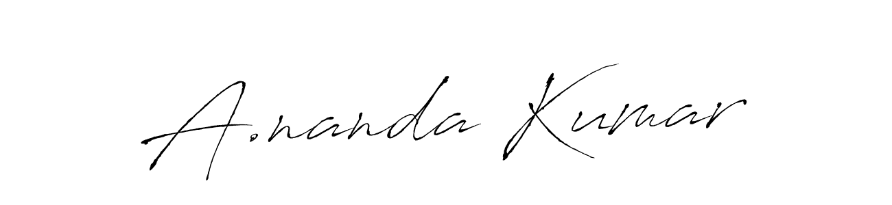 Use a signature maker to create a handwritten signature online. With this signature software, you can design (Antro_Vectra) your own signature for name A.nanda Kumar. A.nanda Kumar signature style 6 images and pictures png