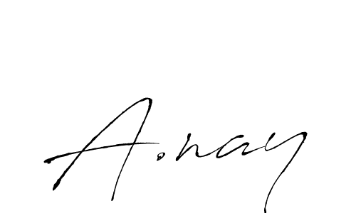 How to Draw A.nay signature style? Antro_Vectra is a latest design signature styles for name A.nay. A.nay signature style 6 images and pictures png